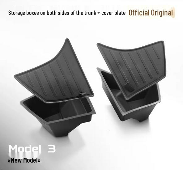 Бокс для хранения в верхнем багажнике Tesla Model Y3 с боковыми отделениями