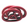 L belt 330L-424L Red Rubber Coating Tooth Pitch 9.525 Traction Synchronous Belt Packaging Machine Film Pulling 330L-424L
