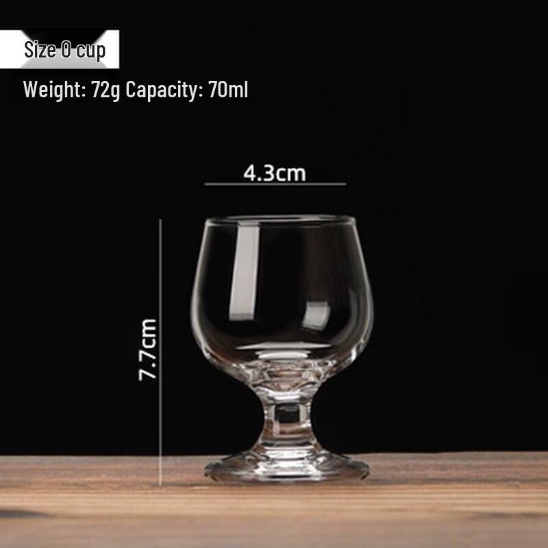 ZISIZ Набор бокалов ручной работы для виски, бренди и красного вина