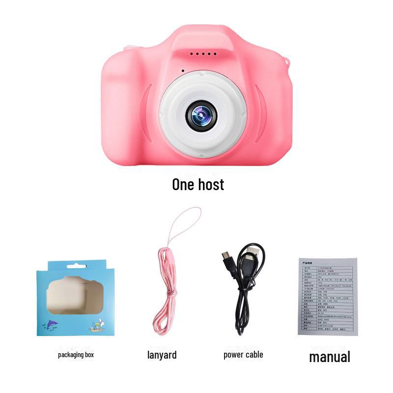 «Детская мультяшная цифровая камера для фото и видеосъемки — идеальный подарок на день рождения для школьников и малышей»