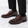 Men Wedding Shoes Lace Up Oxfords Leather Business Men's Dress Casual Youth British Style Fashion Spring Autumn Shoes Men
