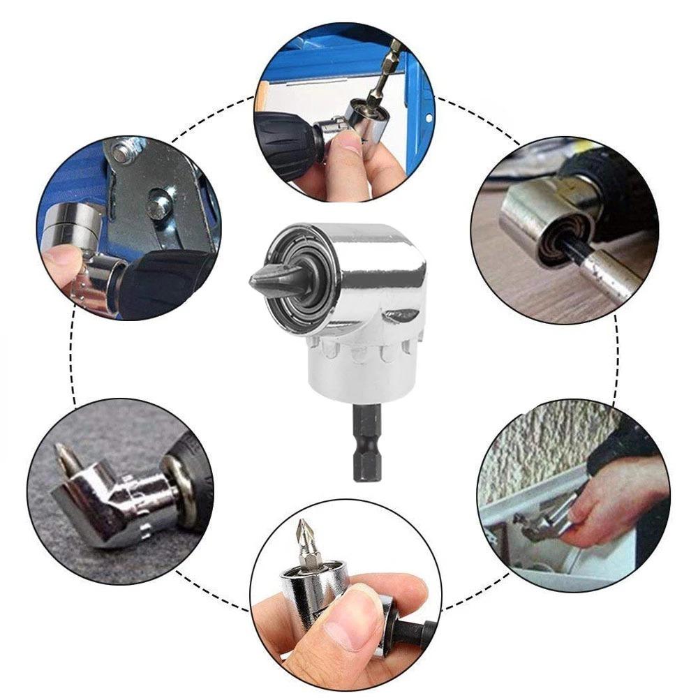 Angle Hex Bit 105 Degree Bender Screwdriver Socket Holder Batch Head Bit Holder Screwdriver Adapter