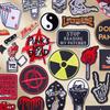 Личность Череп Вышитый DIY Панк/Рок Нашивка Наклейка На Одежду термоадгезивные Нашивки На Одежду Значок Декор