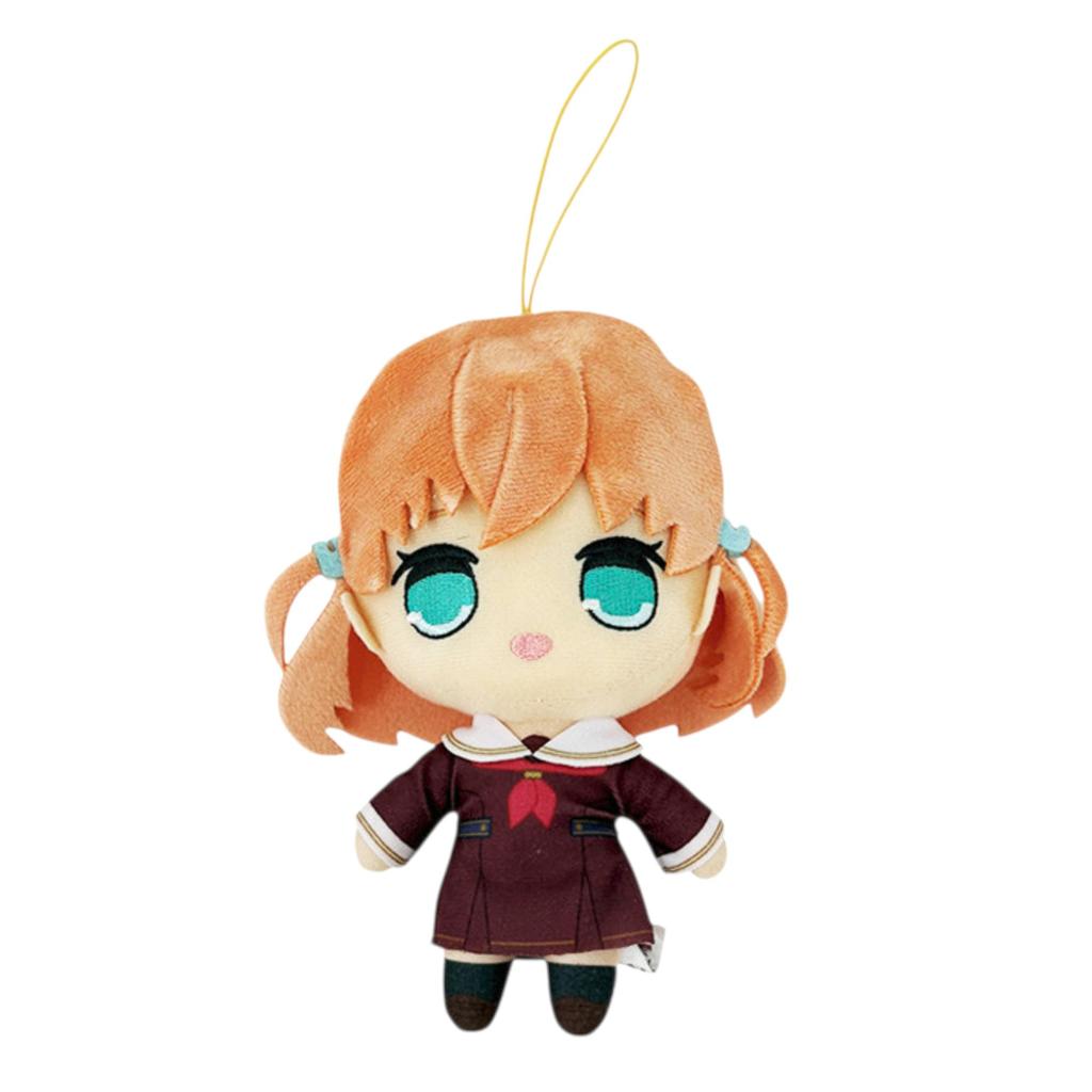 Love Live Хасунозора Академия Девушек Клуб Школьных Идолов Кюрумару Плюшевая Игрушка (1 персонаж, примерно 16 см в высоту) - всего 3 типа. (Кахо (розовые волосы))