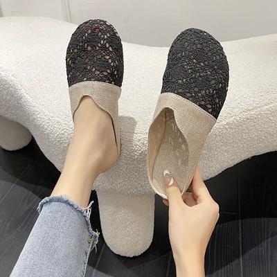 Ленивый Интернет знаменитости беременные женщины универсальная новая одежда сандалии летняя мода рыбак сумка голова полутапочки женские сандалии