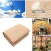 Outdoor Terrace Shading Net HDPE Beige Mesh Plant Shed Sun Cover for Garden Sunscreen Shielding Awning Cloth