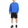 Nike Loose Fit Round Neck Comfortable Long Sleeve Sweatshirt Men Sweatshirt Royal-Blue Black HJ2939-480