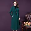 Winter Fashionable Woolen Coat Female Temperament Korean Plus Size 4xl Green Wool Jackets Outwear