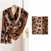 New Soft and Warm Imitation Cashmere Leopard Print Tassel Scarf High End Women's Scarf Shawl