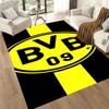Borussia Dortmund Floor Mat Design For Foyer Outdoor Study Room Playrooms Antislip Carpet Anime Office Decor Wedding Party Gift