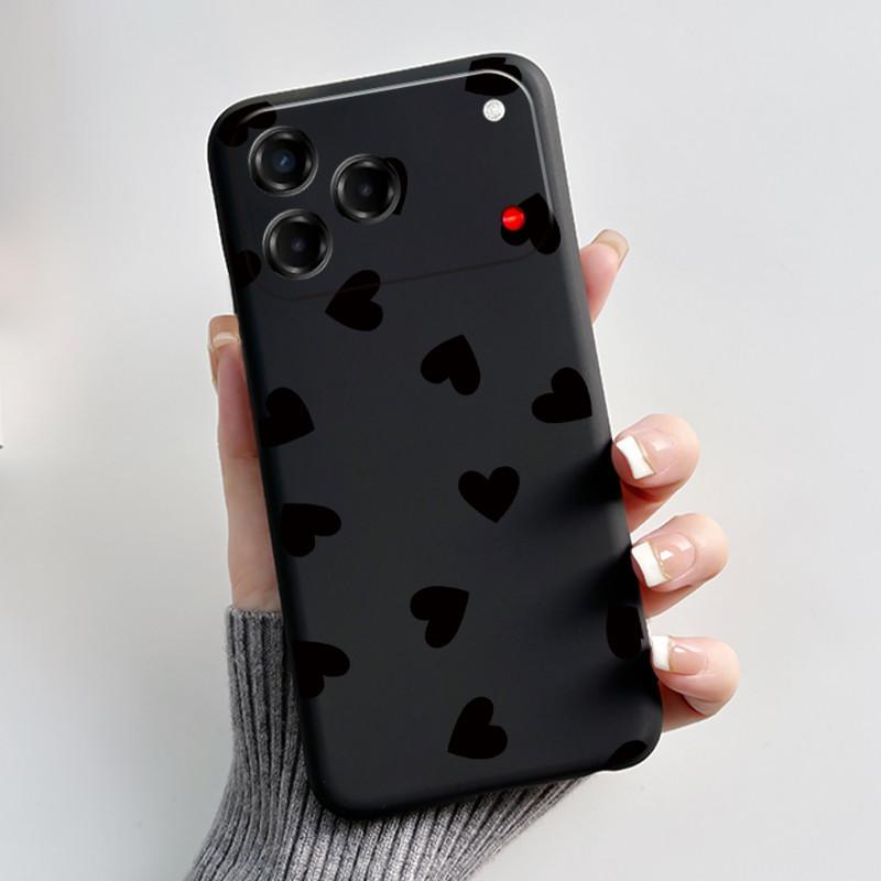 Bumper Silicone Cute Black Phone Case For ZTE Blade V80 Vita/Nubia V80 Design Case Shockproof Soft Cartoon Panda Printed Cover