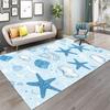 Мультяшные Морские Ракушки Морские Звезды Дельфины Ковер для Декора Гостиной Коврик под Диван Детский Игровой Коврик Ковер Прикроватный для Спальни Коврик для Детской