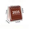 2024.8.-2025.12 Calendar Simple Mini Desk Calendar Kawaii To Do List Daily Schedule Table Planner Home Office Stationery Supplies