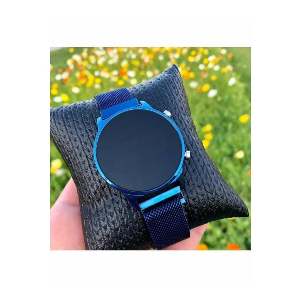 Steel Digital Watch Led Mesh Strap Digital New Model Women's Unisex Wristwatch (only Watch)