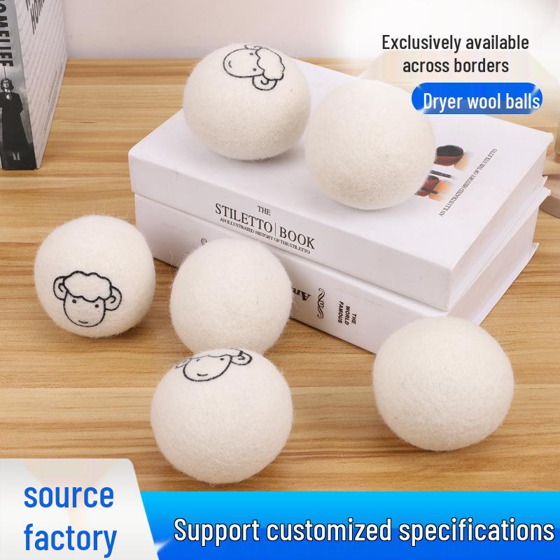 Wool Dryer Balls: Anti-Static, Anti-Tangle Felt Balls for Laundry