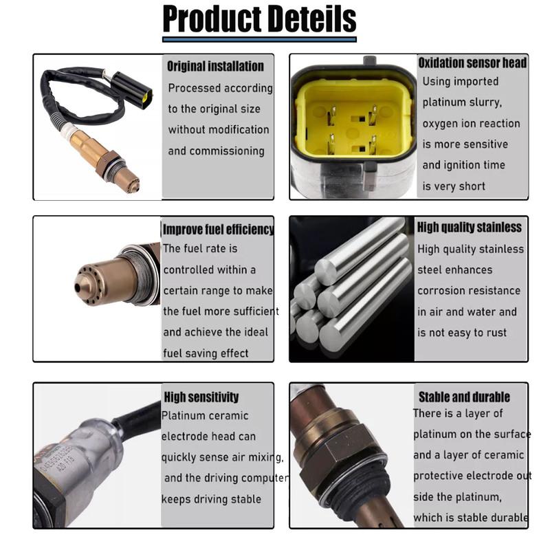 Oxygen Sensor For CFMoto EFI CForce ZForce 400L 450L 520L 550 600 625 800XC 850XC 1000 EPS Touring Sport 0258006974 0HU0-176000