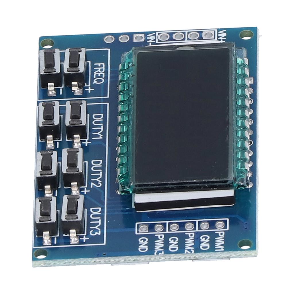 ШИМ Генератор сигналов 3 канала Регулируемый Импульсный Прямоугольный Меандр Частота Рабочий цикл Модуль