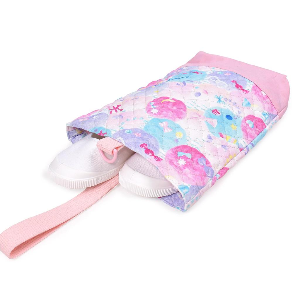 COLORFUL CANDY STYLE Quilted Entrance Set and Cute Candy Pop Perfect for Preparing for Includes a Lesson Shoe Gym Clothes and Cup Bag NW400700 4-Piece