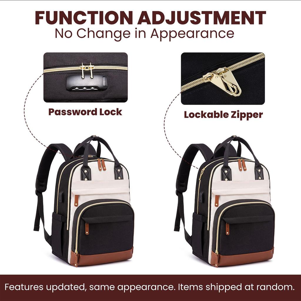 Стильный рюкзак для ноутбука для женщин – вместительная дорожная и студенческая сумка с зарядкой через USB и замком от кражи