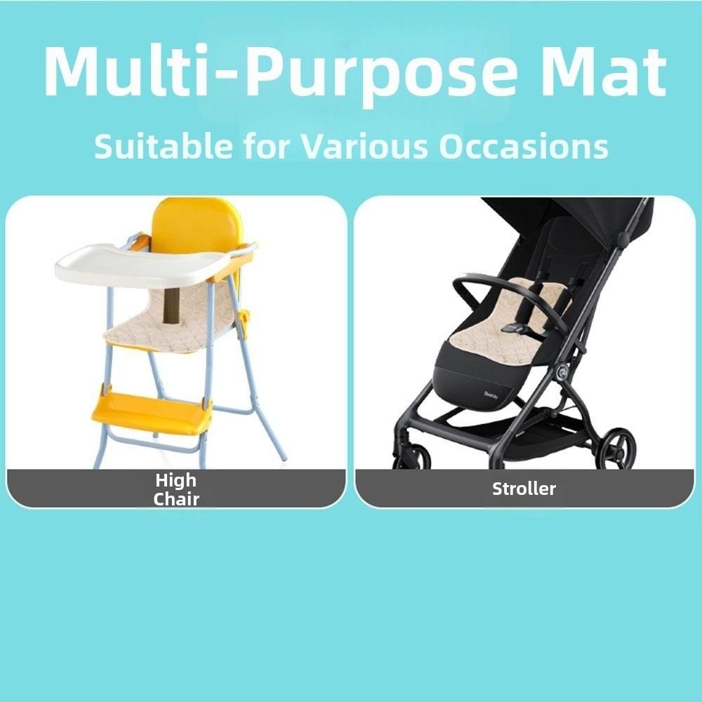 Nonslip Design Strollers Liner Water-Absorbent Seat Pad Baby Stroller Seat Cushion Toddler