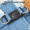 Adjustable Dog Harness 1 Set Denim with Leash, Padded Breathable Harness, 4Ft Nylon Pet Walking Gear Cute Bear for Small Dogs, Outdoor Training Vest