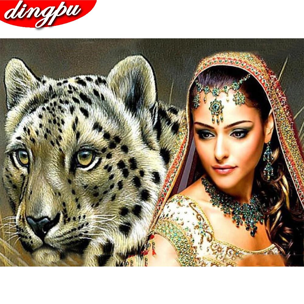 5D Алмазная вышивка Животное Полная дрель Мозаика Ручная работа Алмазная художественная живопись Красота