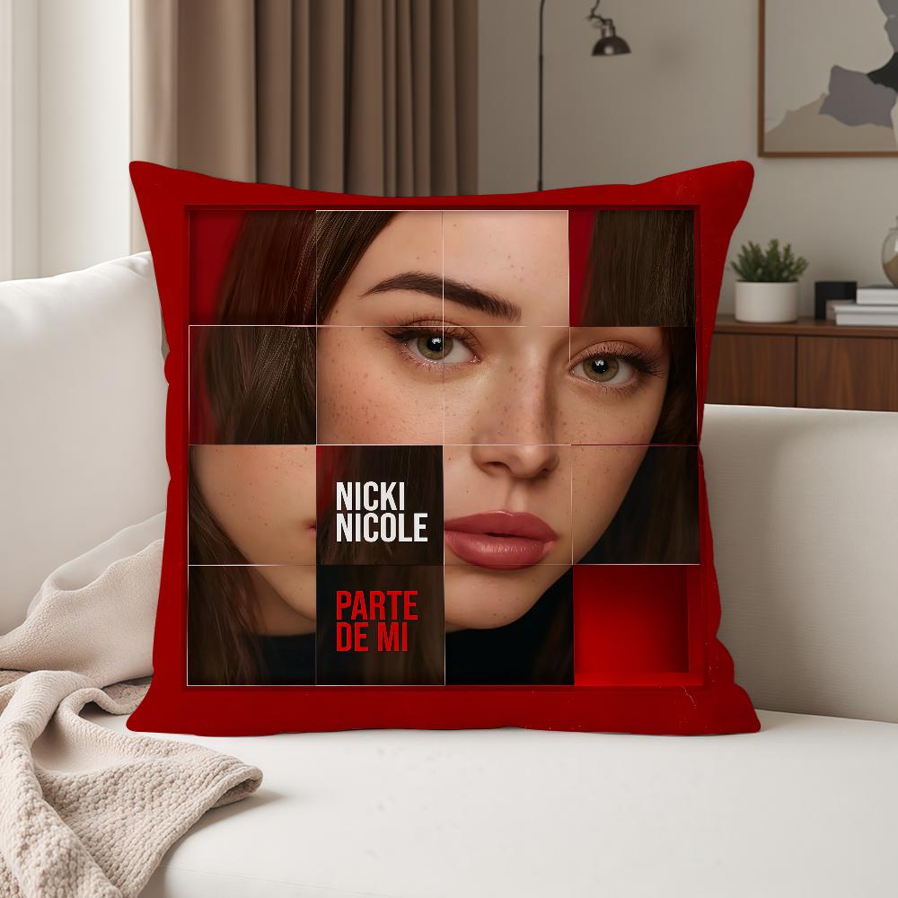 Rapper Nnicki Nicole Pillow Case Suitable For Bedrooms Living Rooms Cars Home Decoration
