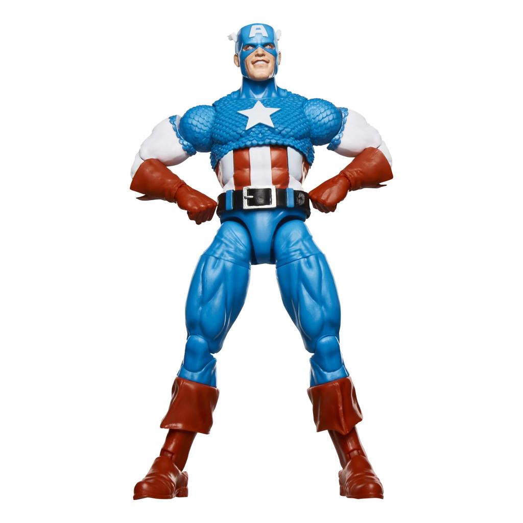 Hasbro MARVEL Marvel Legends Series Captain Avengers Retro Marvel Comics Secret Wars коллекционная 6-дюймовая фигурка в комплекте щит G0781 подлинная