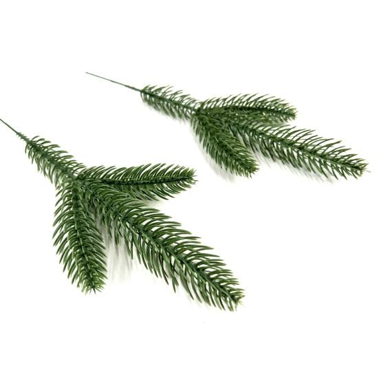 24 шт. искусственные рождественские ветки сосновой иглы, яркие цвета, реалистичные, не требующие полива, искусственные растения