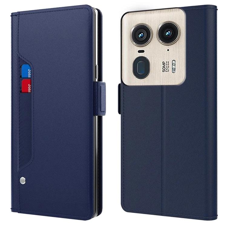 Для Motorola Edge 50 Ultra 5G Moto X50 Ultra 5G чехол из искусственной кожи чехол для телефона с отделениями для карт и зеркалом