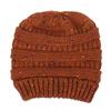 Women's Trendy Autumn and Winter Warm Hat Ladies Fashion Outdoor Knitted Woolen Pullover Hat