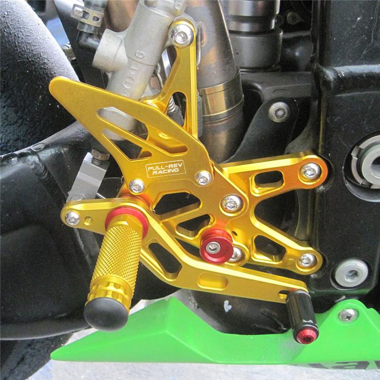 Arashi Motorcycle accessories footrest footpeg pedal foot peg Rearset Rear Set foot rest For KAWASAKI ZX10R 2006 2007