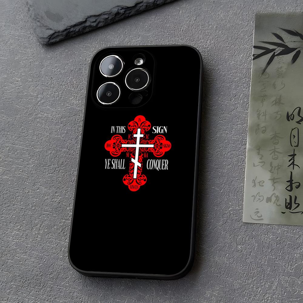 Икона Православного Креста Чехол для Телефона Церковь Для Iphone 16 17 11 15 14 13ProMax 12 Pro Xs Max Mini Xr 8 6s Plus Funda Чехлы