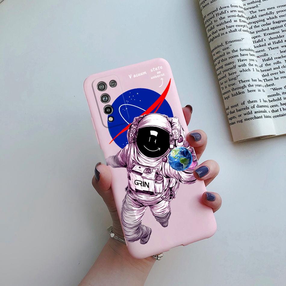 For Huawei Honor 10X Lite Case DNN-LX9 Cute Cartoon Flowers Cover For Honor10X Lite Honor 10 X 10X Lite Phone Cases Soft Bumper