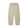 Li Ning X Jackie Chan Collaboration Kung Fu Series Comfortable Simple Straight Leg Lace-Up Loose Casual Pants Men Bottoms Dark-Green AKLV615-3