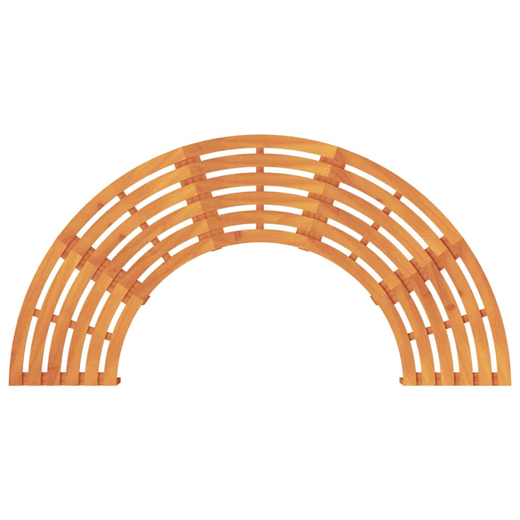 Tree Bench 2 pcs Natural 160 x 80 x 45 cm Solid Eucalyptus Wood
