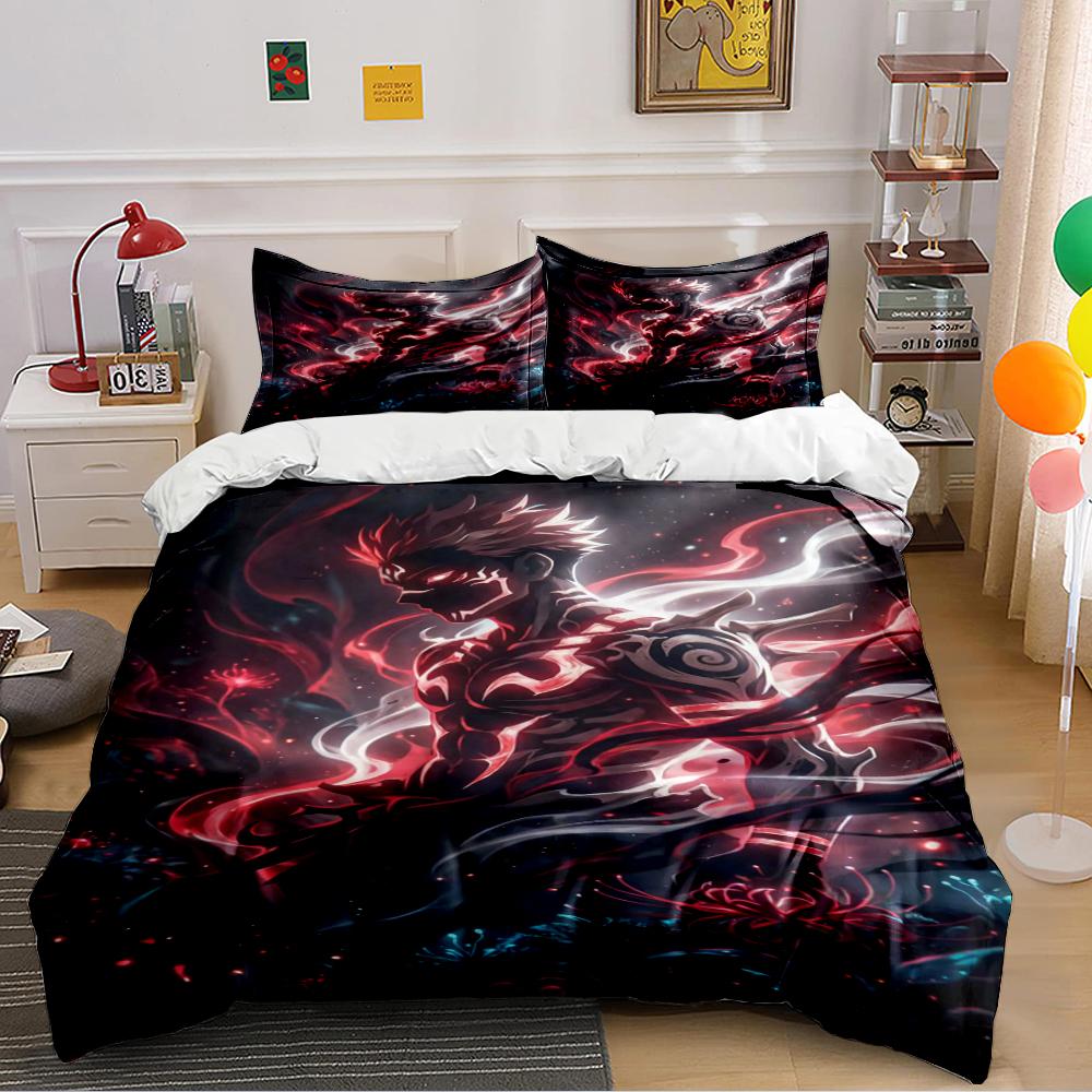 Fiery Warrior Bedding Set Bedding set (1 duvet cover, 2 pillowcases, duvet not included)