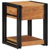 Nightstand Brown 40 x 40 x 50 cm Solid Acacia Wood