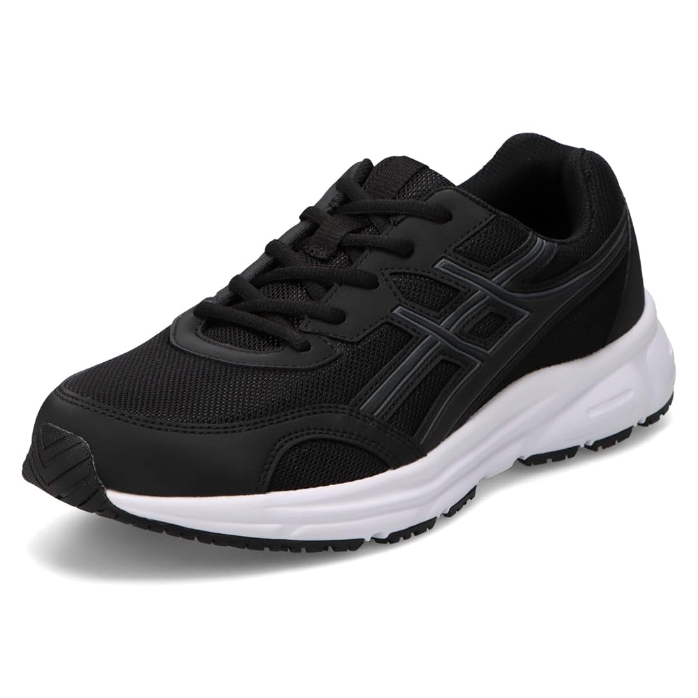 Achilles Walking Shoes, Wide Fit, Lightweight, Men's 4E, Women's 3E, LJM 9120 Black_9120 230 cm 3E