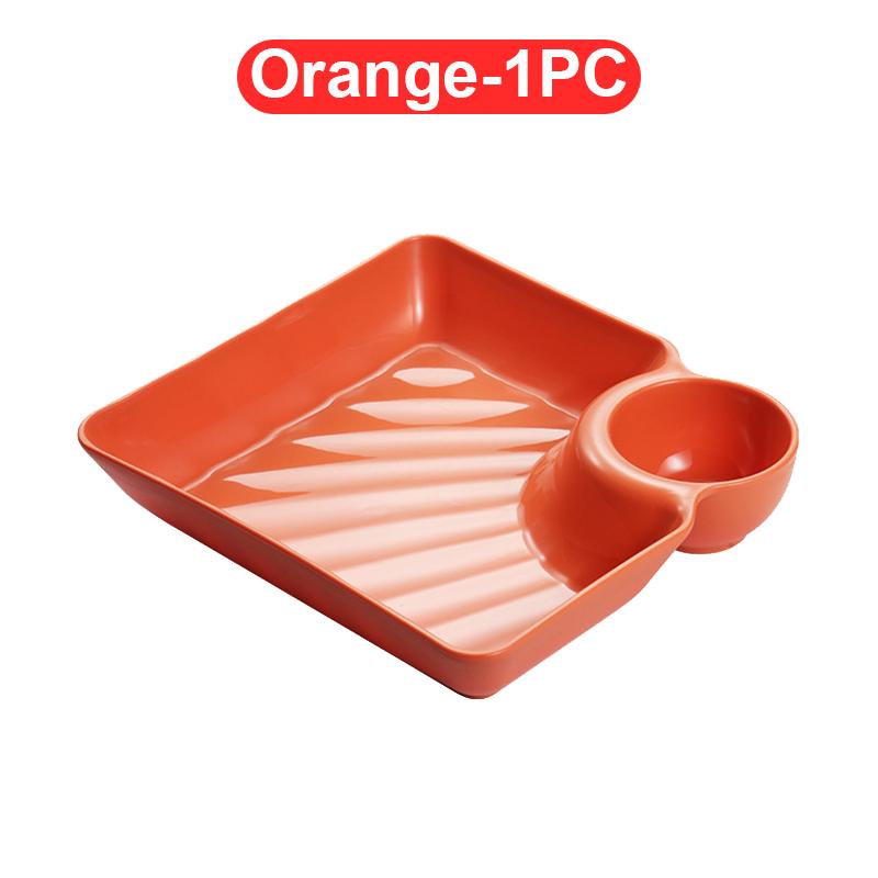 Креативная форма для ракушек Пластиковые тарелки для пельменей с уксусными дисками Суши Картофель фри Завтрак Сухофрукты Косточки Плевательные блюда Посуда