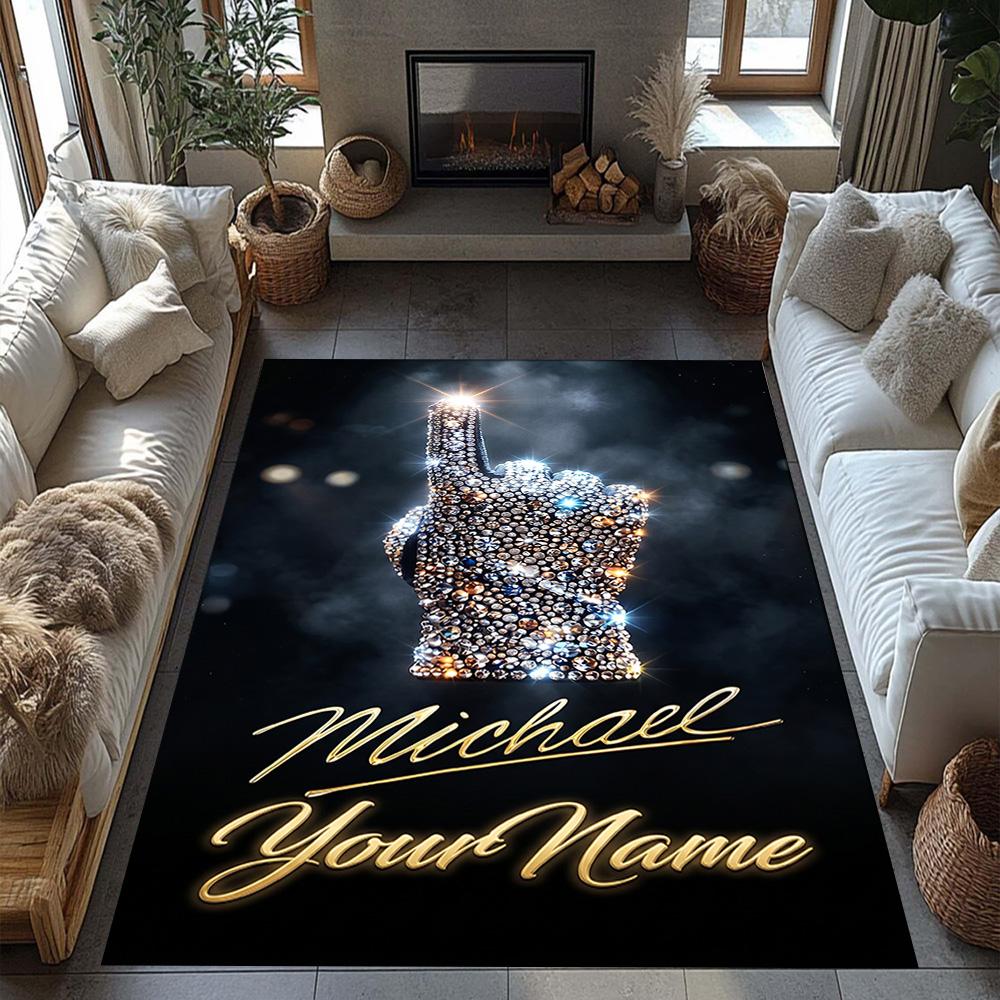 Michael Jackson 153 Personalized Name Floor Mat Design for Entryway Dining Room Hallway Decorate room Antislip Carpet Office home decor