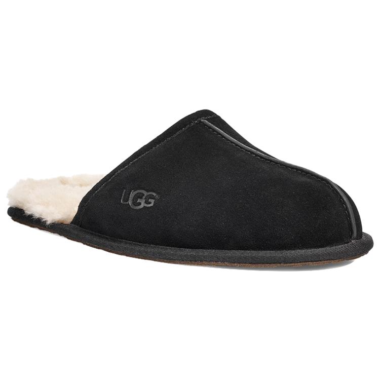 UGG Тапочки с подкладкой из флиса Scuff Slipper Черные Тапочки 1101111-BLK