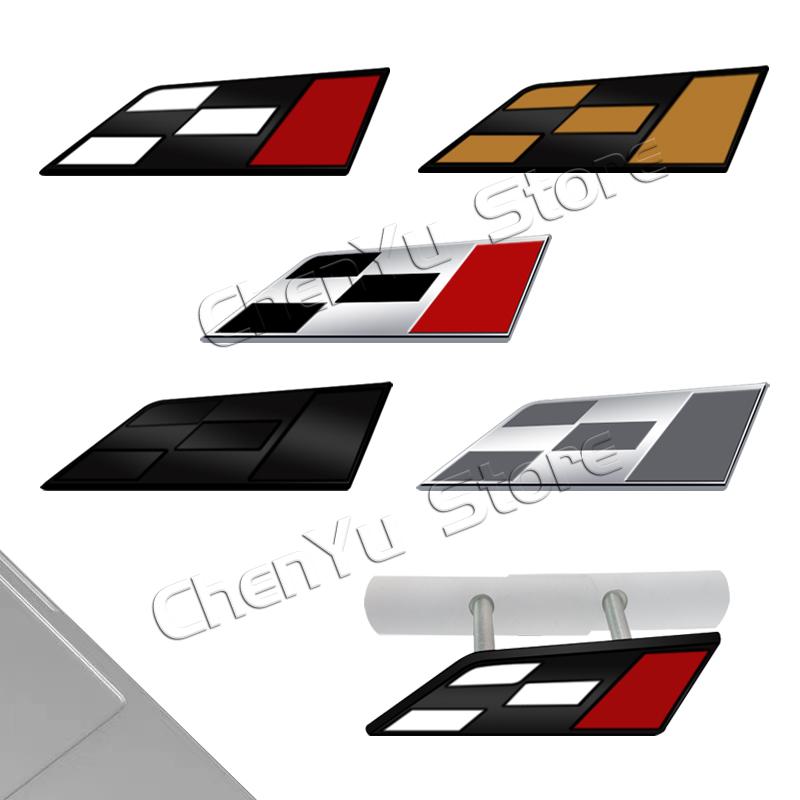 For Race Flag Grille Emblem Leon MK2 MK3 5F Ibiza 6L 6J Altea Arona Tarraco 3D Decals Sticker Rear Trunk Badge Logo