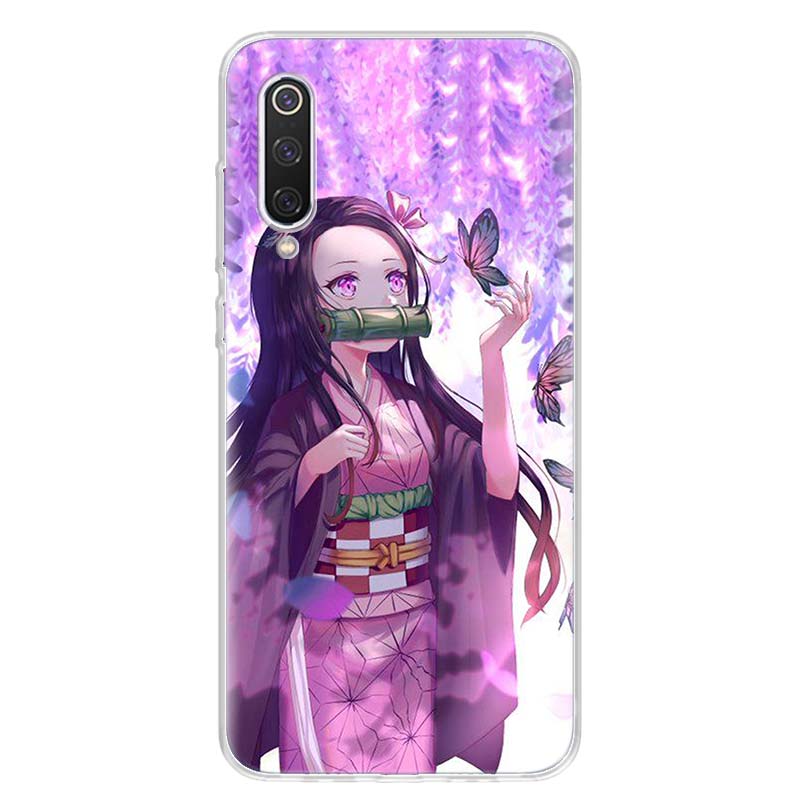 Чехол для телефона Demon Slayer Kamado Nezuko для Xiaomi Poco X3 GT X4 NFC M4 Pro M3 M2 F3 F2 F1 Mi Note 10 A3 A2 Lite A1 CC9E Fun