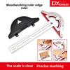 Линейка для измерения угла кромки кромки для столяров