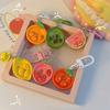1Pcs/5Pcs Cute Fruit Keychain Wallet Strong And Durable Decoration Women Keychain Hanging On Backpack Keychain Gifts