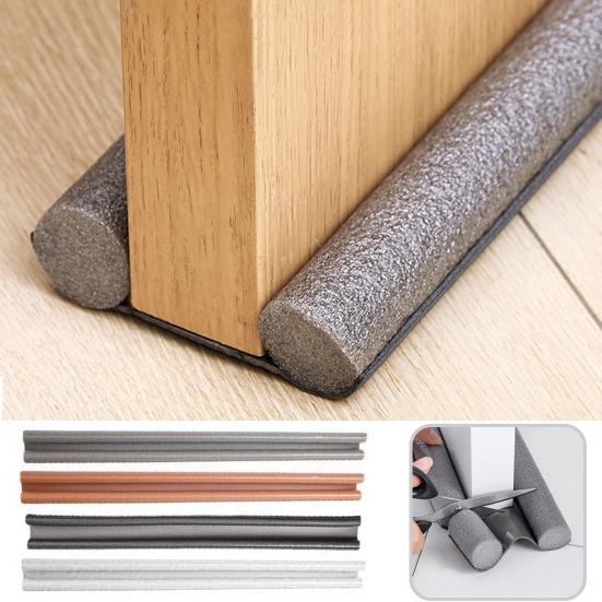 Door Seam Seal Flexible Cut Freely Door Draft Stopper Bottom Seal Strip Weather Stripping for Home