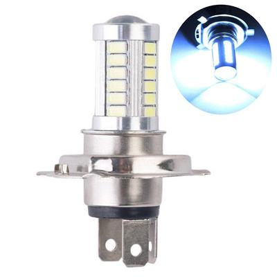 H4 33Smd светодиодная автомобильная лампа дневного света для мотоцикла, противотуманная фара белого цвета