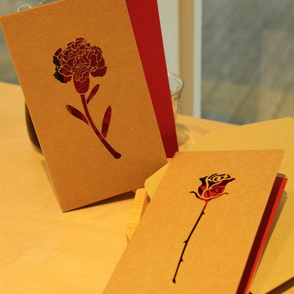 Юбилейная крафт-бумага День рождения Поздравление Любовь Сердце Пригласительная открытка Любовное украшение День святого Валентина