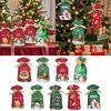 50 шт./пакет Пакет для упаковки печенья Праздничный мультяшный принт Подарки Яблоки Мешочки Новый год Доступно несколько вариантов